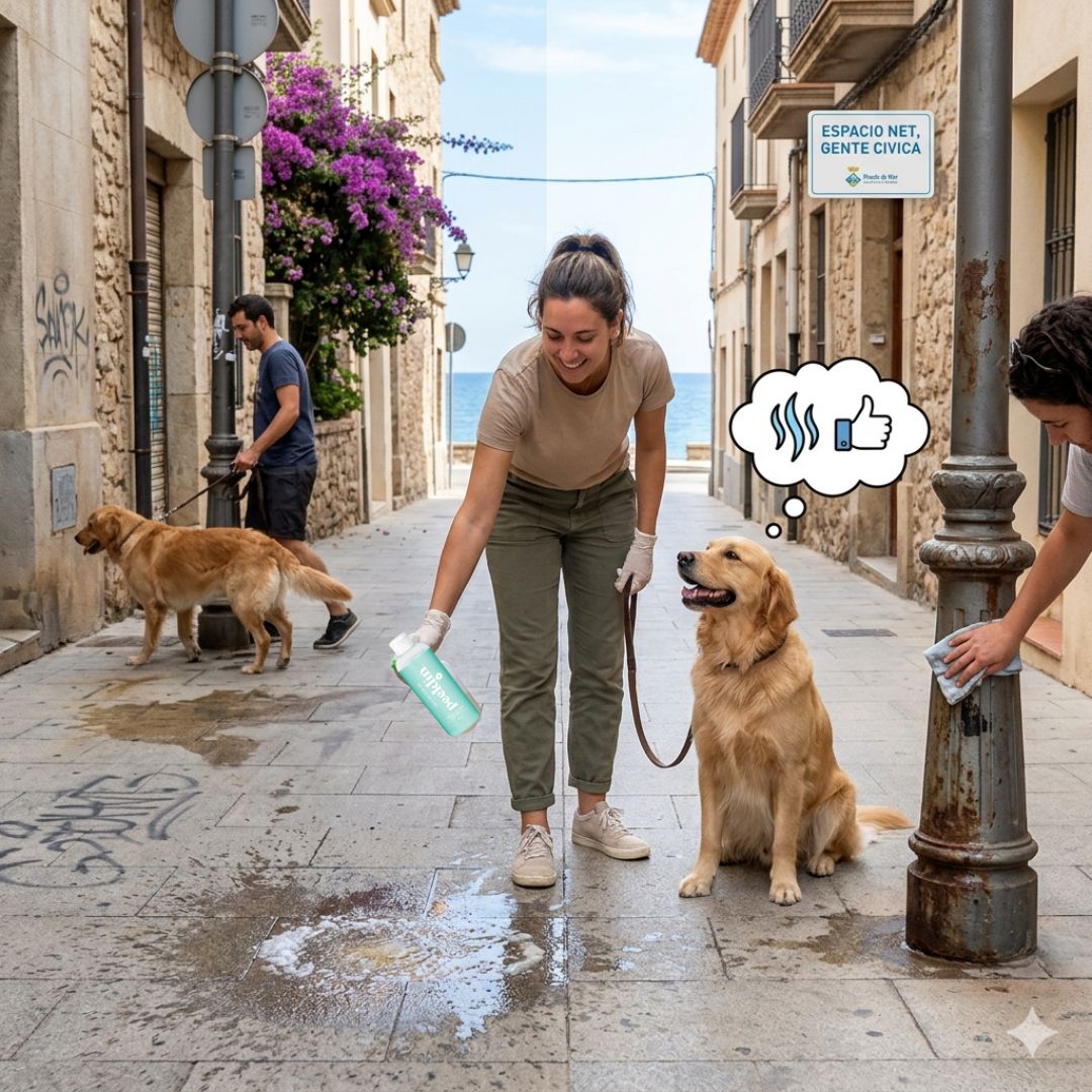 ¿ Porqué es necesario neutralizar los olores de orines de perros en nuestras calles ?