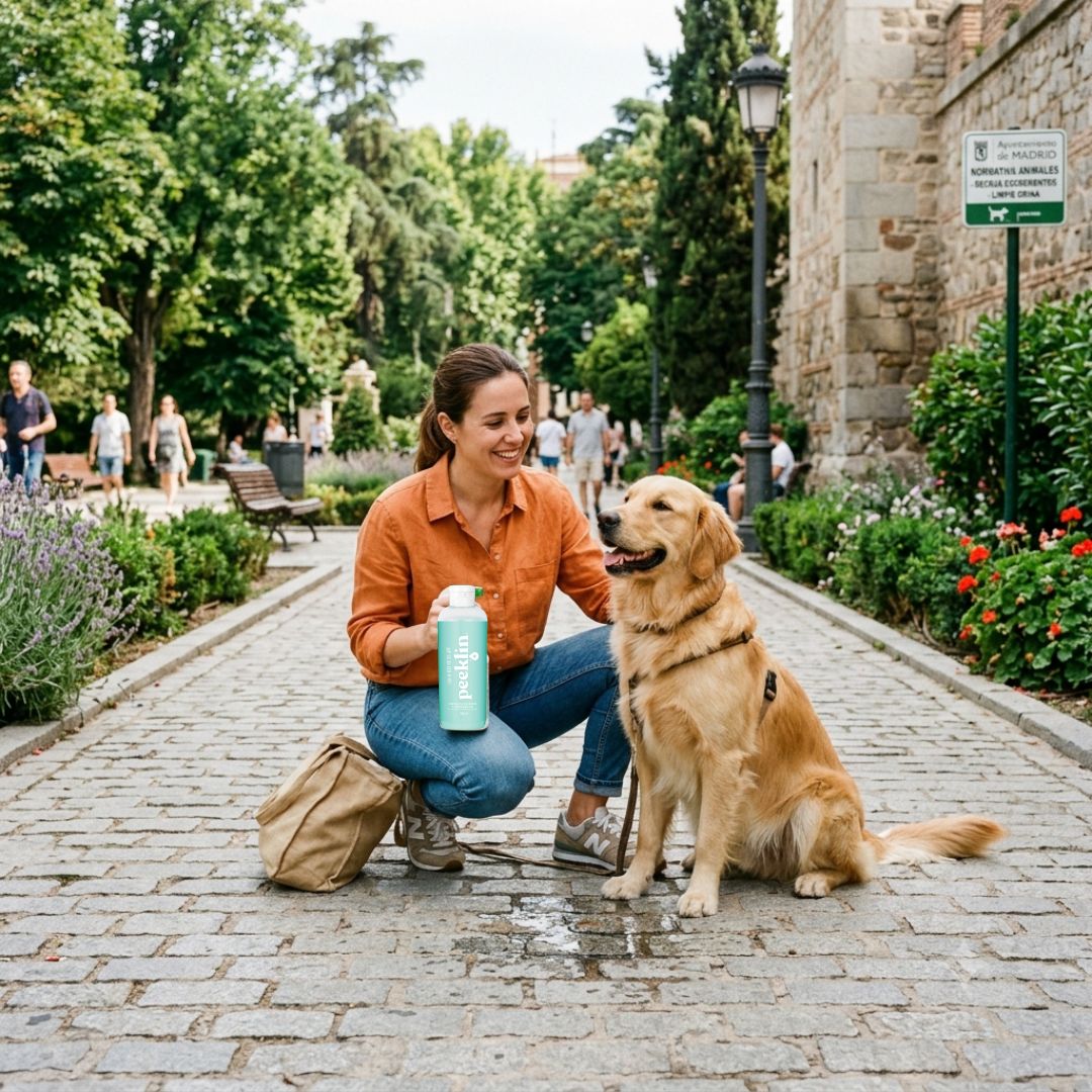 Normativa en Madrid sobre los orines de perro